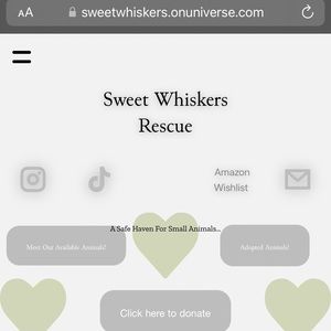 Please go check out my Animal rescue website and add my Instagram